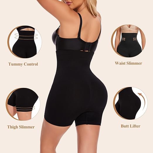 
                      
                        Women’s High-Waist Tummy Control Shapewear Shorts – Body Shaper & Butt Lifter
                      
                    