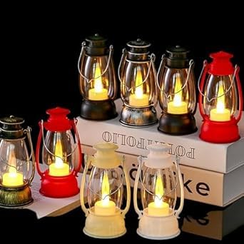 Lantern Lamp and Wall Hanging Candle Light Holder for Drawing Room,Home Decor Candle (Black, Pack of 1)