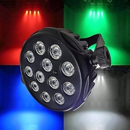 
                      
                        12LED Mini DJ Par Lights with Remote Control Festivals & Parties - Multicolor
                      
                    