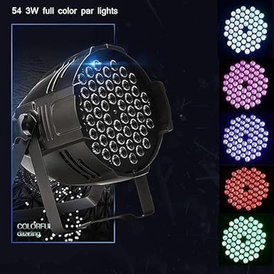 
                      
                        54LED DJ Stage Lights Four-Line Sound-Activated Parties & Events - Multicolor
                      
                    