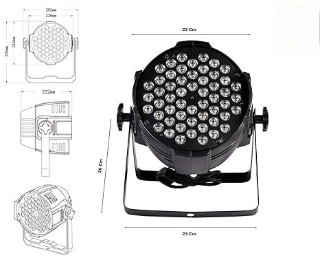 
                      
                        54LED DJ Stage Lights Four-Line Sound-Activated Parties & Events - Multicolor
                      
                    