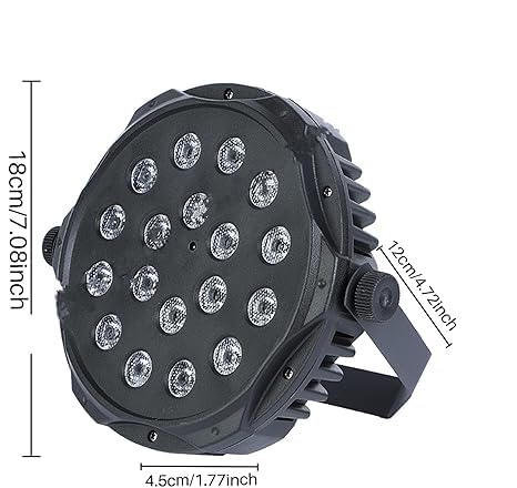 
                      
                        18LED PAR DJ Lights & Remote Control Ideal for Birthday & Home - Multi
                      
                    