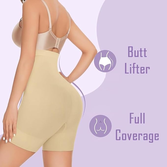 
                      
                        Seamless High Waist & Thigh Shaper for Women -Beige
                      
                    