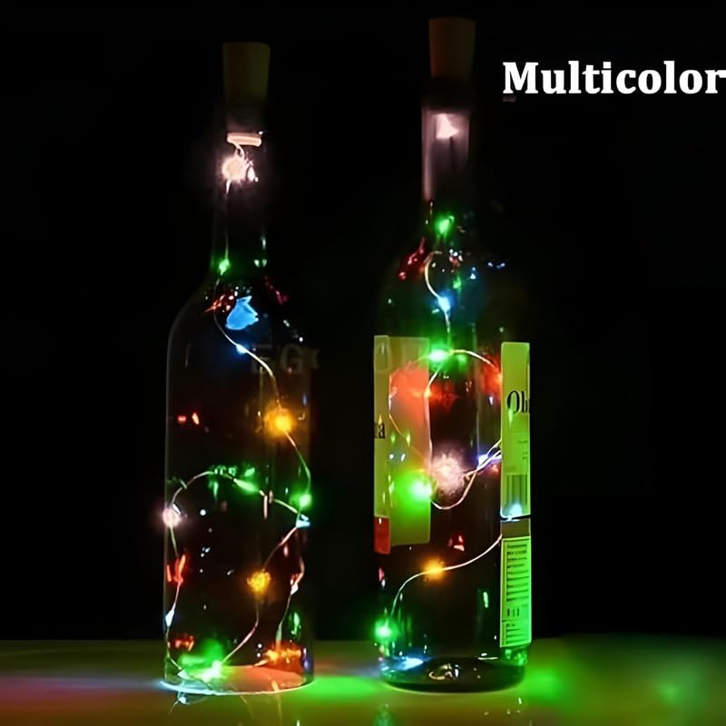 
                      
                        PacK Of 5 Cork Bottle Fairy String Lights With Battery Operated - Multicolor
                      
                    