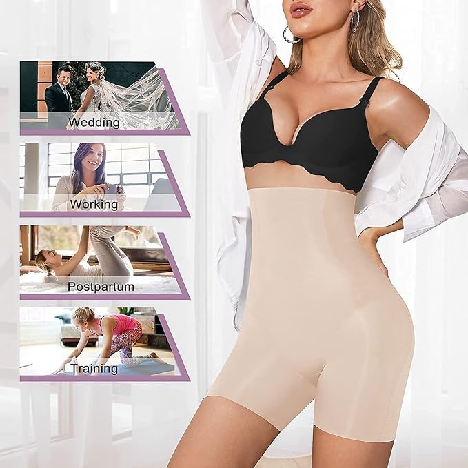 
                      
                        Kavyara All Day Highwaist Thigh Shaper - Beige
                      
                    