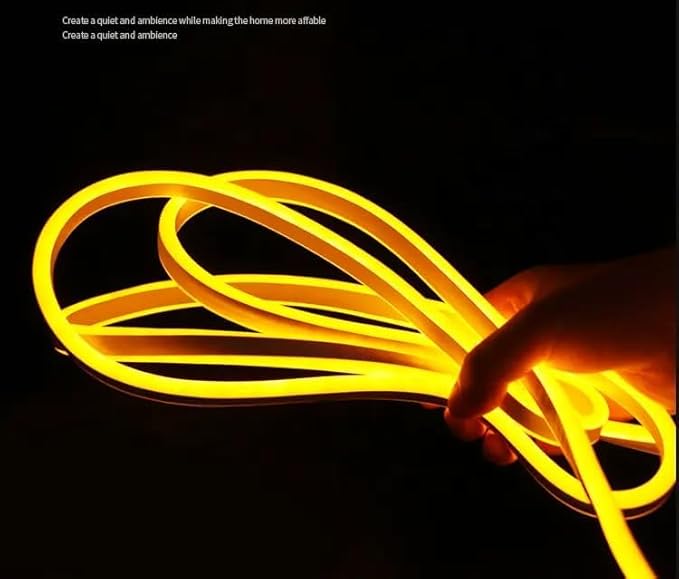 
                      
                        5 METER Neon Lights & 12V Adapter Silicone Flexible LED Strip Lights - Yellow
                      
                    