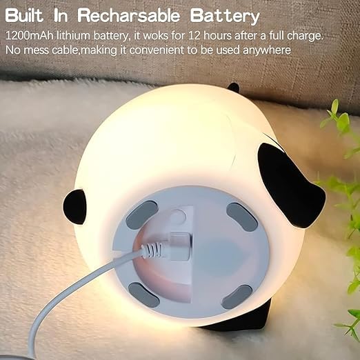 
                      
                        Panda LED Night Lights Lamp Soft Silicone Touch & Rechargeable
                      
                    