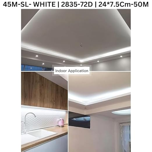 
                      
                        VESPA White 45m Waterproof LED Rope Light – Ideal for Diwali, Christmas, Weddings & Indoor/Outdoor Decor (24 X 7.5 CM - 50M)
                      
                    