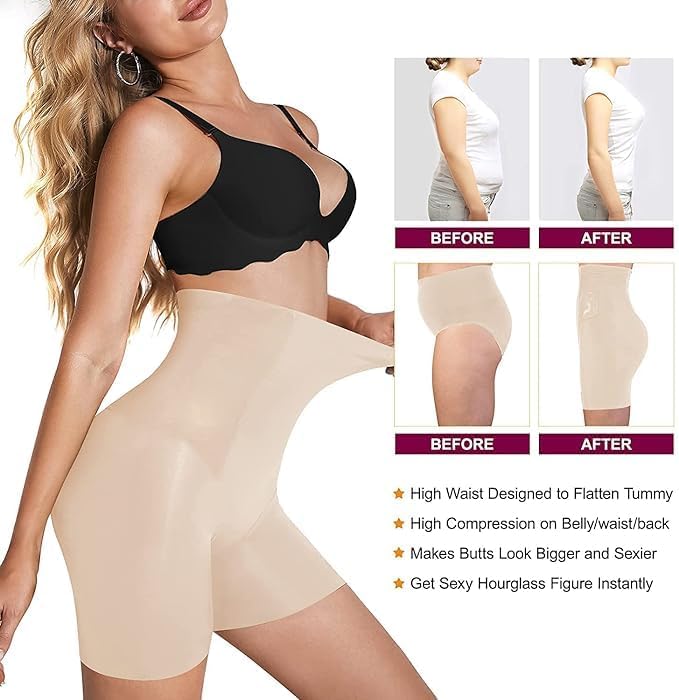 
                      
                        Kavyara All Day Highwaist Thigh Shaper - Beige
                      
                    