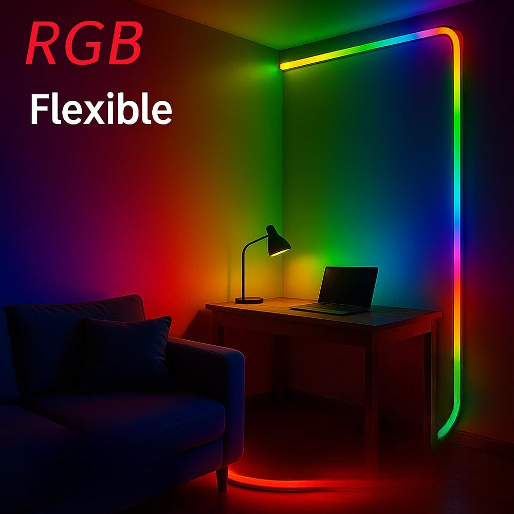 
                      
                        5 METER Neon Lights & 12V Adapter Silicone Flexible LED Strip Lights - RGB
                      
                    
