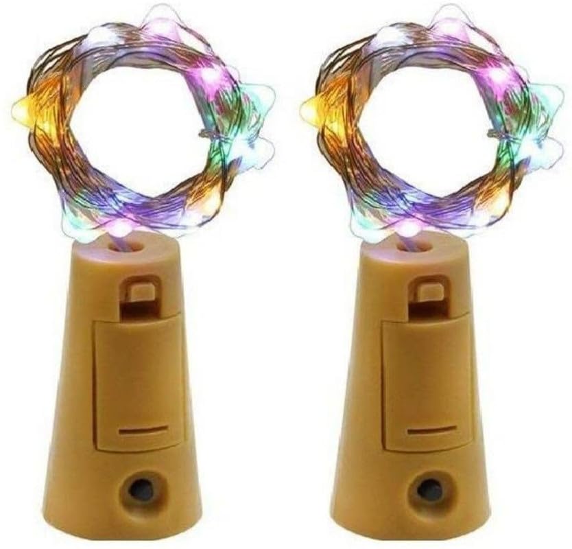 
                      
                        PacK Of 5 Cork Bottle Fairy String Lights With Battery Operated - Multicolor
                      
                    