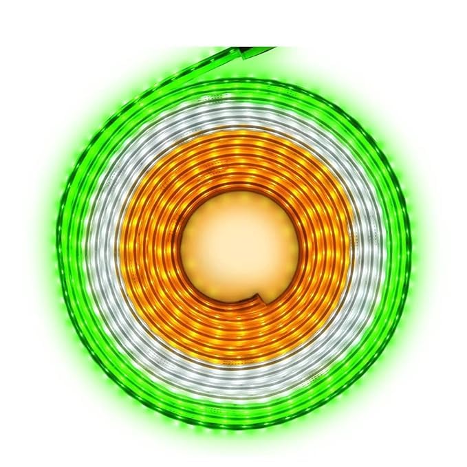 Tiranga LED Strip Lights | 1500 LEDs Tricolor Rope Lights