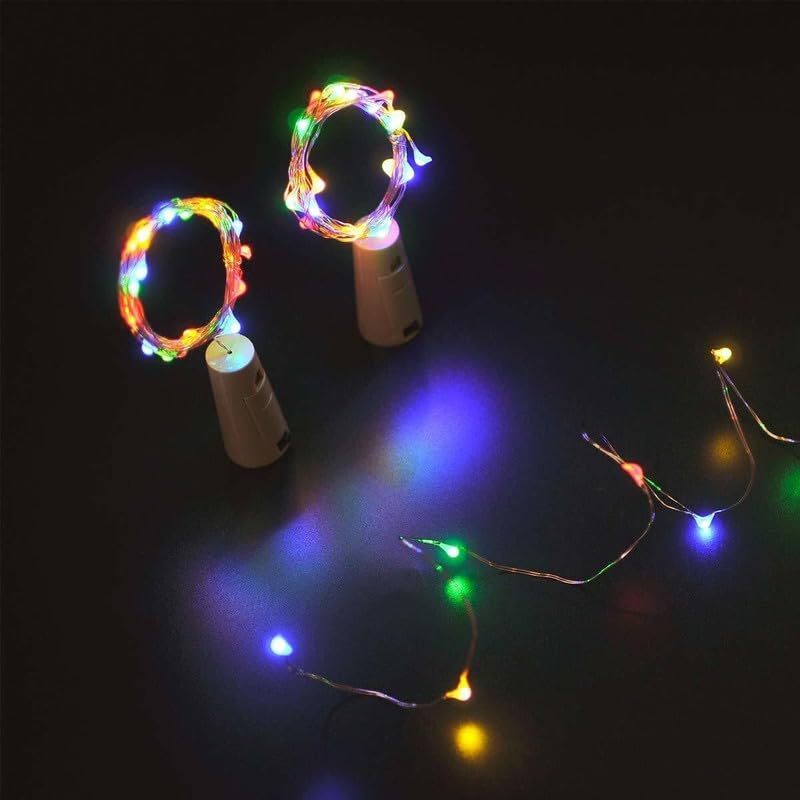 
                      
                        PacK Of 5 Cork Bottle Fairy String Lights With Battery Operated - Multicolor
                      
                    