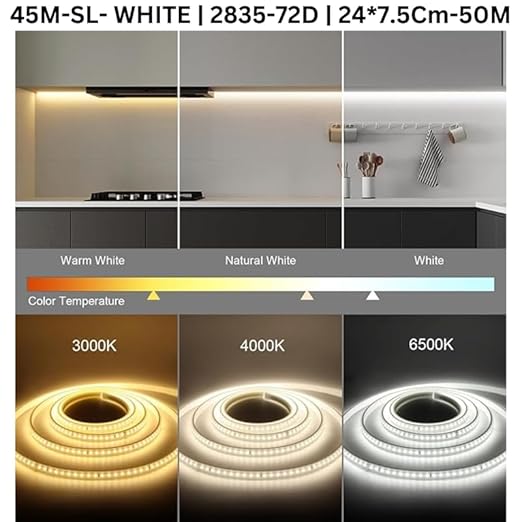 
                      
                        VESPA White 45m Waterproof LED Rope Light – Ideal for Diwali, Christmas, Weddings & Indoor/Outdoor Decor (24 X 7.5 CM - 50M)
                      
                    