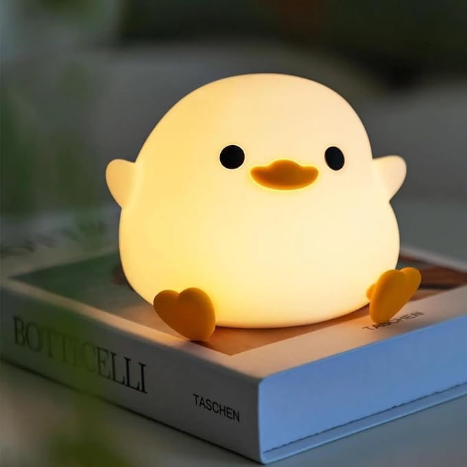 DODO Duck LED Night Lights Lamp Soft Silicone Touch & Rechargeable
