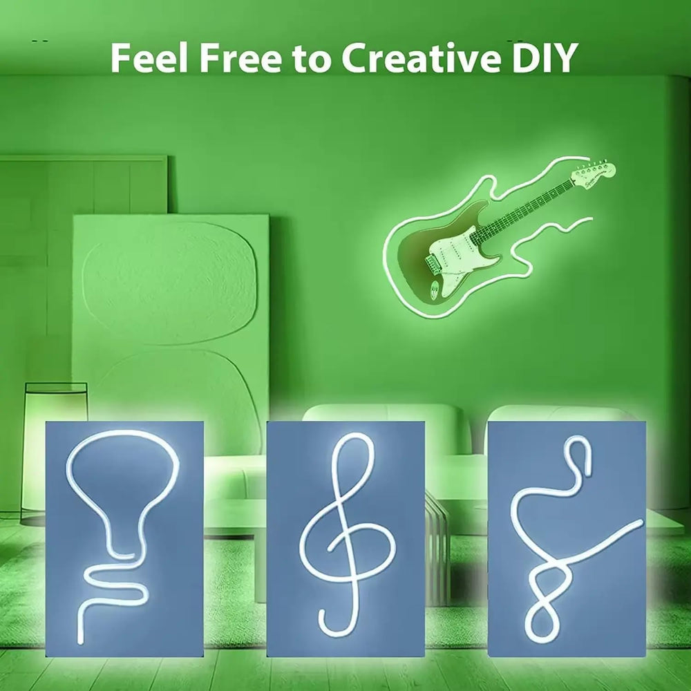 
                      
                        5 METER Neon Lights & 12V Adapter Silicone Flexible LED Strip Lights - Green
                      
                    