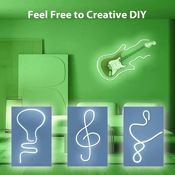 
                      
                        5 METER Neon Lights & 12V Adapter Silicone Flexible LED Strip Lights - Green
                      
                    