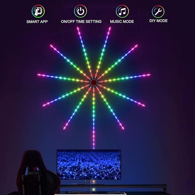 
                      
                        RGB Fireworks Wall Strip LED Light – Smart App & Remote Controlled
                      
                    