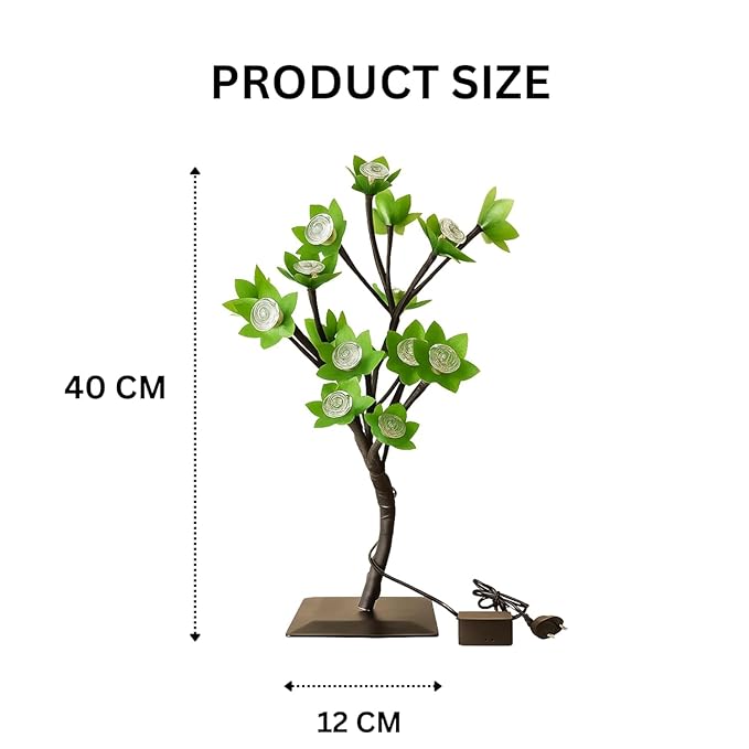 
                      
                        Bonsai LED Tree Night Lamp with 24 LED Lights - Green
                      
                    