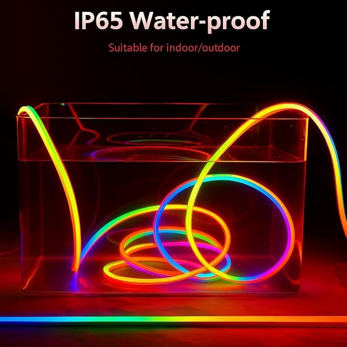 
                      
                        5 METER Neon Lights & 12V Adapter Silicone Flexible LED Strip Lights - RGB
                      
                    