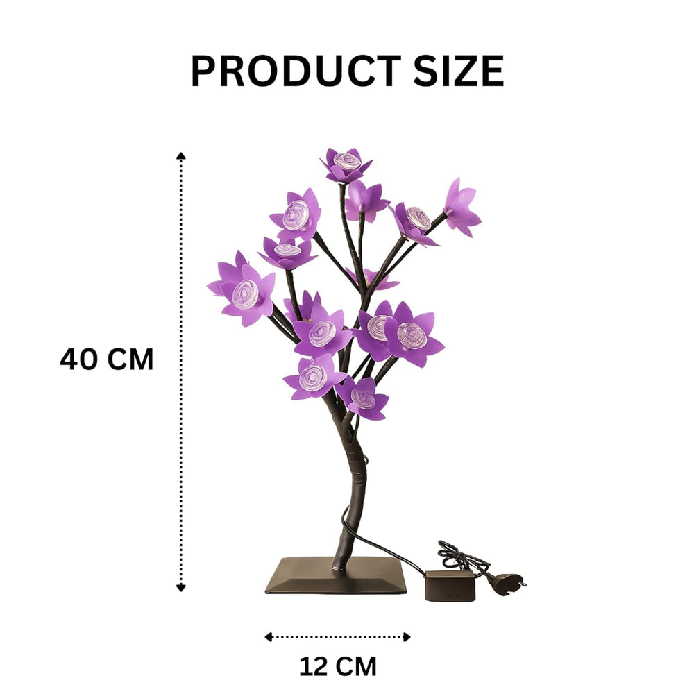 
                      
                        Bonsai LED Tree Night Lamp with 24 LED Lights - Purple
                      
                    
