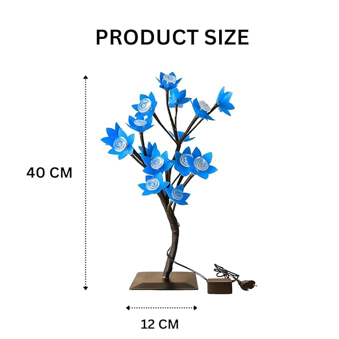 
                      
                        Bonsai LED Tree Night Lamp with 24 LED Lights - Blue
                      
                    