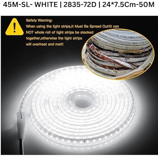 
                      
                        VESPA White 45m Waterproof LED Rope Light – Ideal for Diwali, Christmas, Weddings & Indoor/Outdoor Decor (24 X 7.5 CM - 50M)
                      
                    