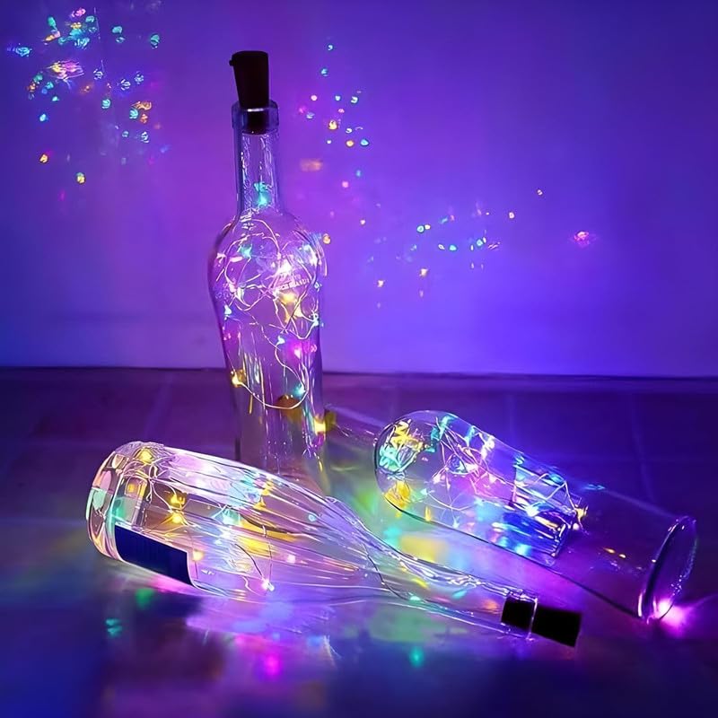 
                      
                        PacK Of 5 Cork Bottle Fairy String Lights With Battery Operated - Multicolor
                      
                    