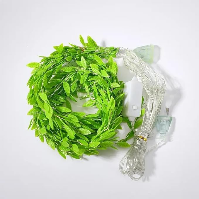 
                      
                        Leaf Curtain String Lights - Warm White Curtain Glow
                      
                    