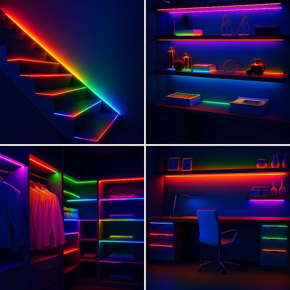 
                      
                        5 METER Neon Lights & 12V Adapter Silicone Flexible LED Strip Lights - RGB
                      
                    