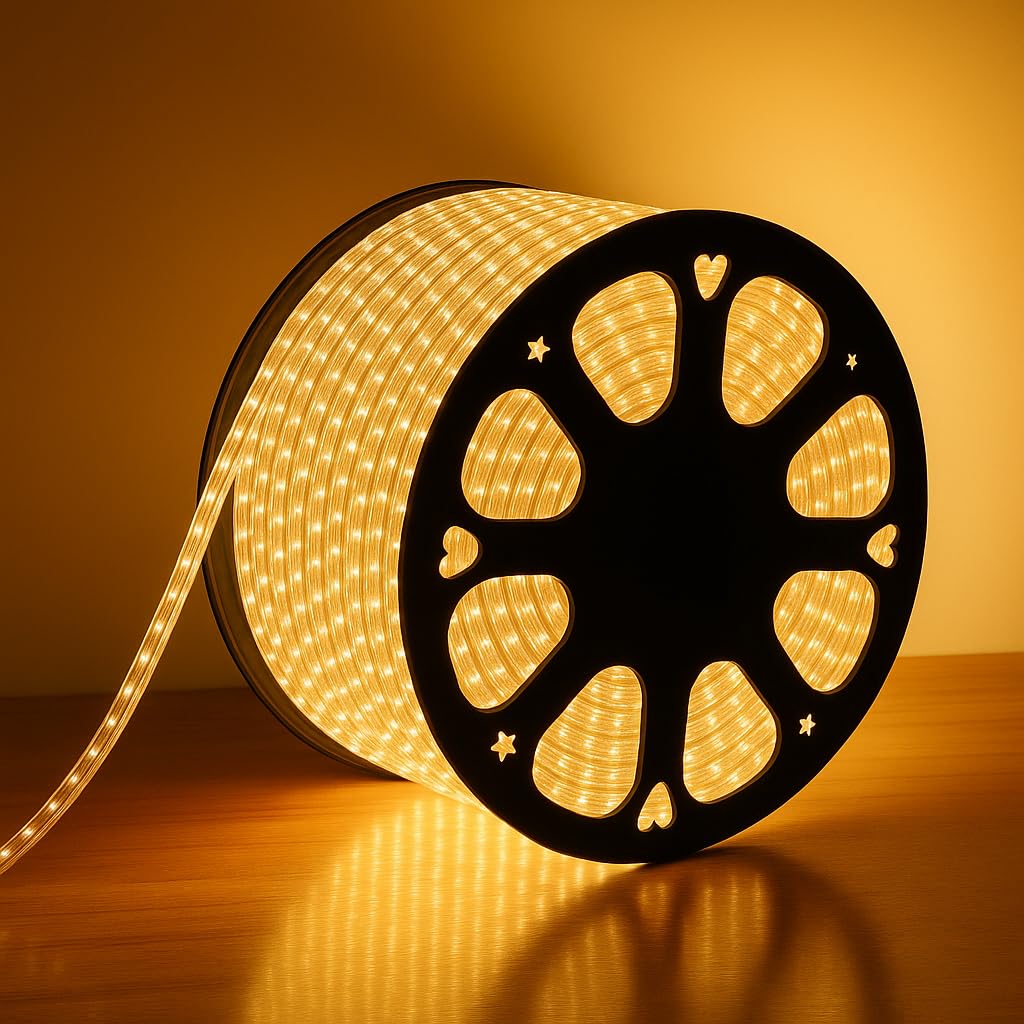 LED Strip Lights Waterproof Lighting for Interior Decoration & Events - Warm White