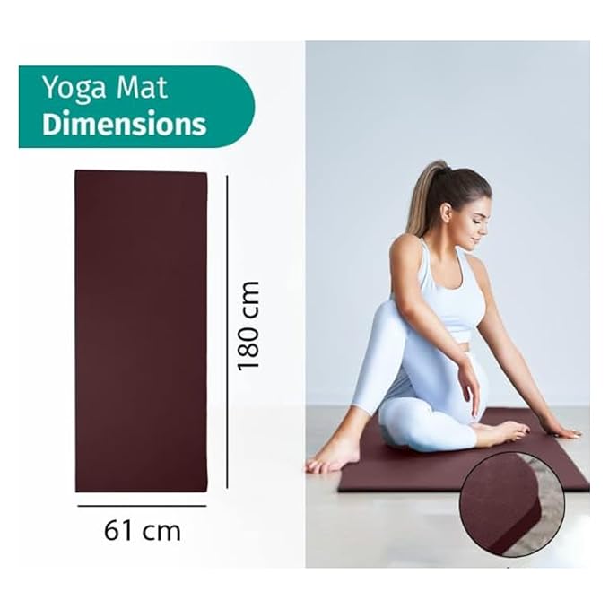 
                      
                        Premium TPE Yoga Mat for Men & Women | Non-Slip Exercise Mat| 4mm, 6mm/ 8mm Thick for Comfort & Joint Support | Ideal for Yoga, Pilates, Home Gym Workouts
                      
                    