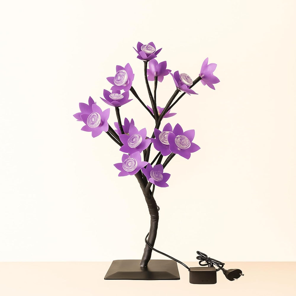 Bonsai LED Tree Night Lamp with 24 LED Lights - Purple