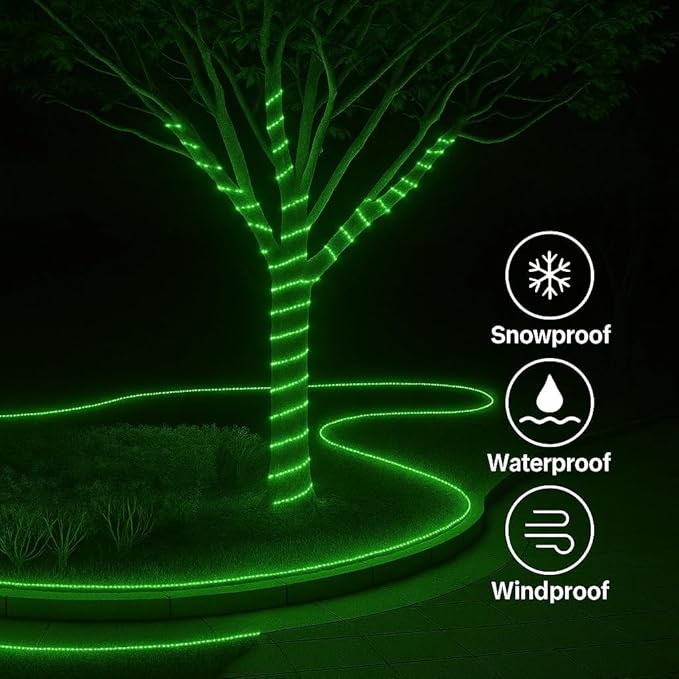 
                      
                        LED Strip Lights Waterproof Lighting for Interior Decoration & Events - Green
                      
                    