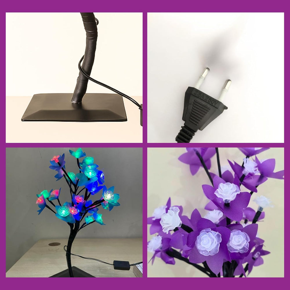 
                      
                        Bonsai LED Tree Night Lamp with 24 LED Lights - Purple
                      
                    