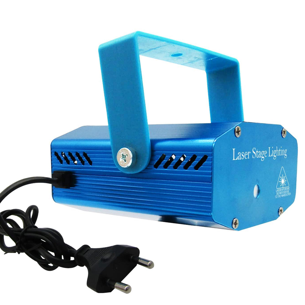
                      
                        Mini Laser Projector Lights for Parties & DJ Stage Sound-Activated - Blue
                      
                    