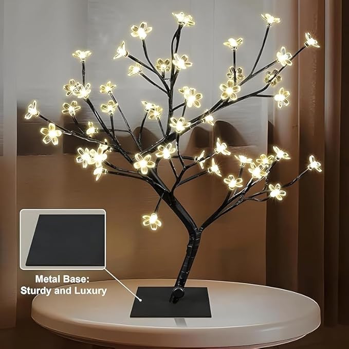 
                      
                        Bonsai LED Tree Night Lamp with 24 LED Lights - Warm White
                      
                    