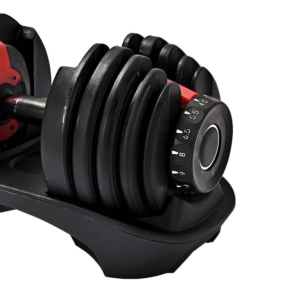 
                      
                        Adjustable Dumbbell 2.5KG UPTO 24KG Enhanced 15-Points Safety Lock - Single
                      
                    