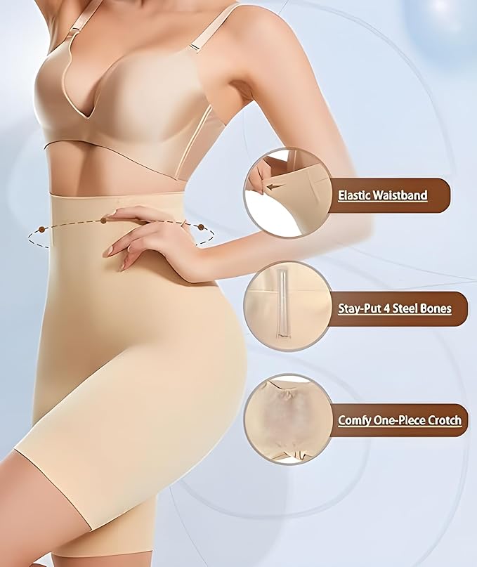 
                      
                        Kavyara All Day Highwaist Thigh Shaper - Beige
                      
                    