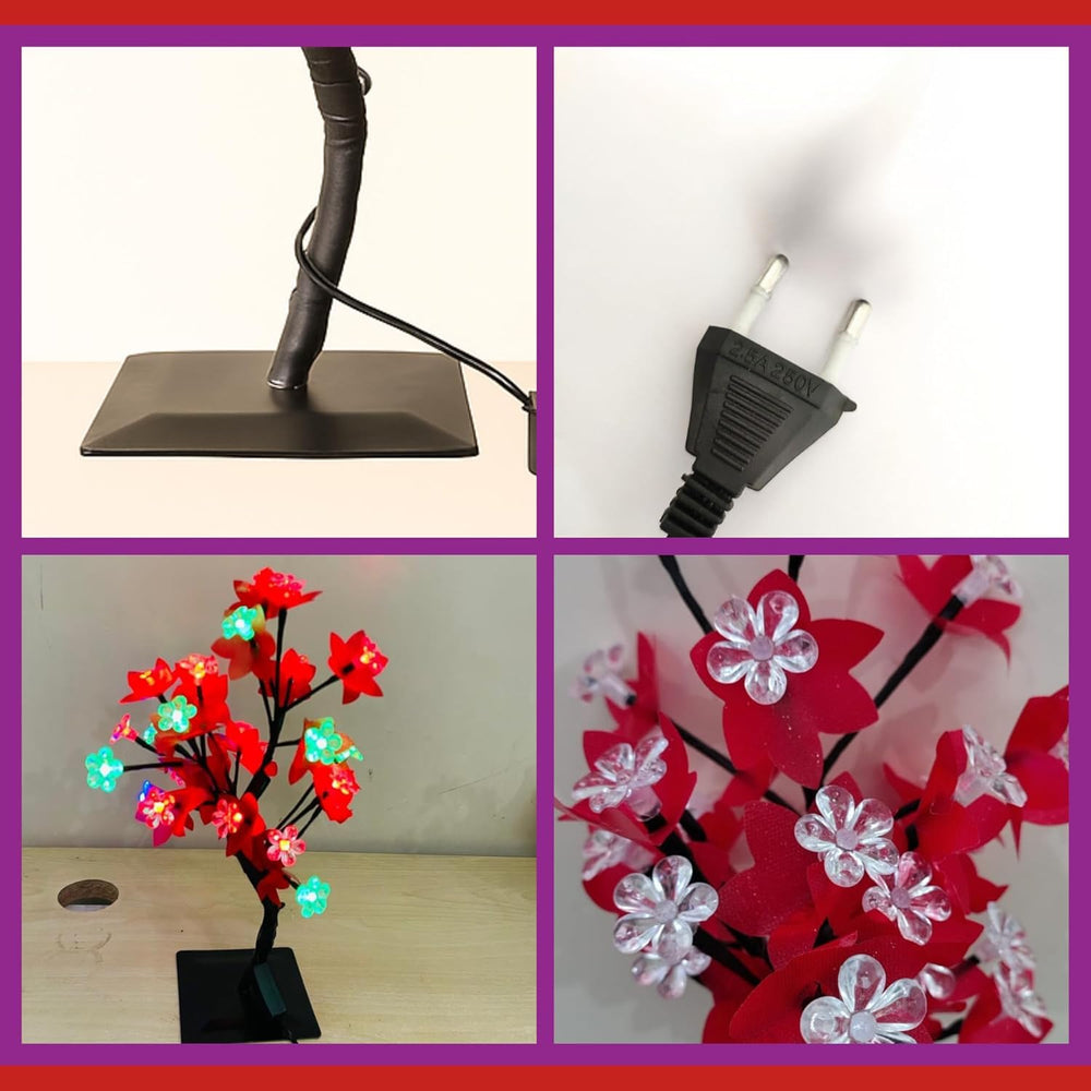 
                      
                        Bonsai LED Tree Night Lamp with 24 LED Lights - Red
                      
                    