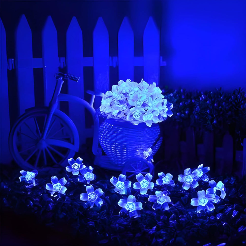 
                      
                        Blue Silicon Flower String Lights – Decorative Fairy Lights for Home, Garden & Parties
                      
                    