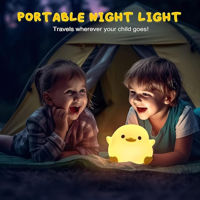 
                      
                        DODO Duck LED Night Lights Lamp Soft Silicone Touch & Rechargeable
                      
                    