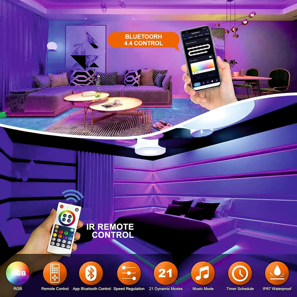 
                      
                        LED Neon Lights RGB Magic Remote & App Control - 5 METER
                      
                    