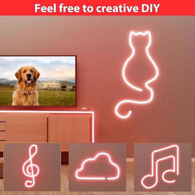
                      
                        5 METER Neon Lights & 12V Adapter Silicone Flexible LED Strip Lights - Red
                      
                    