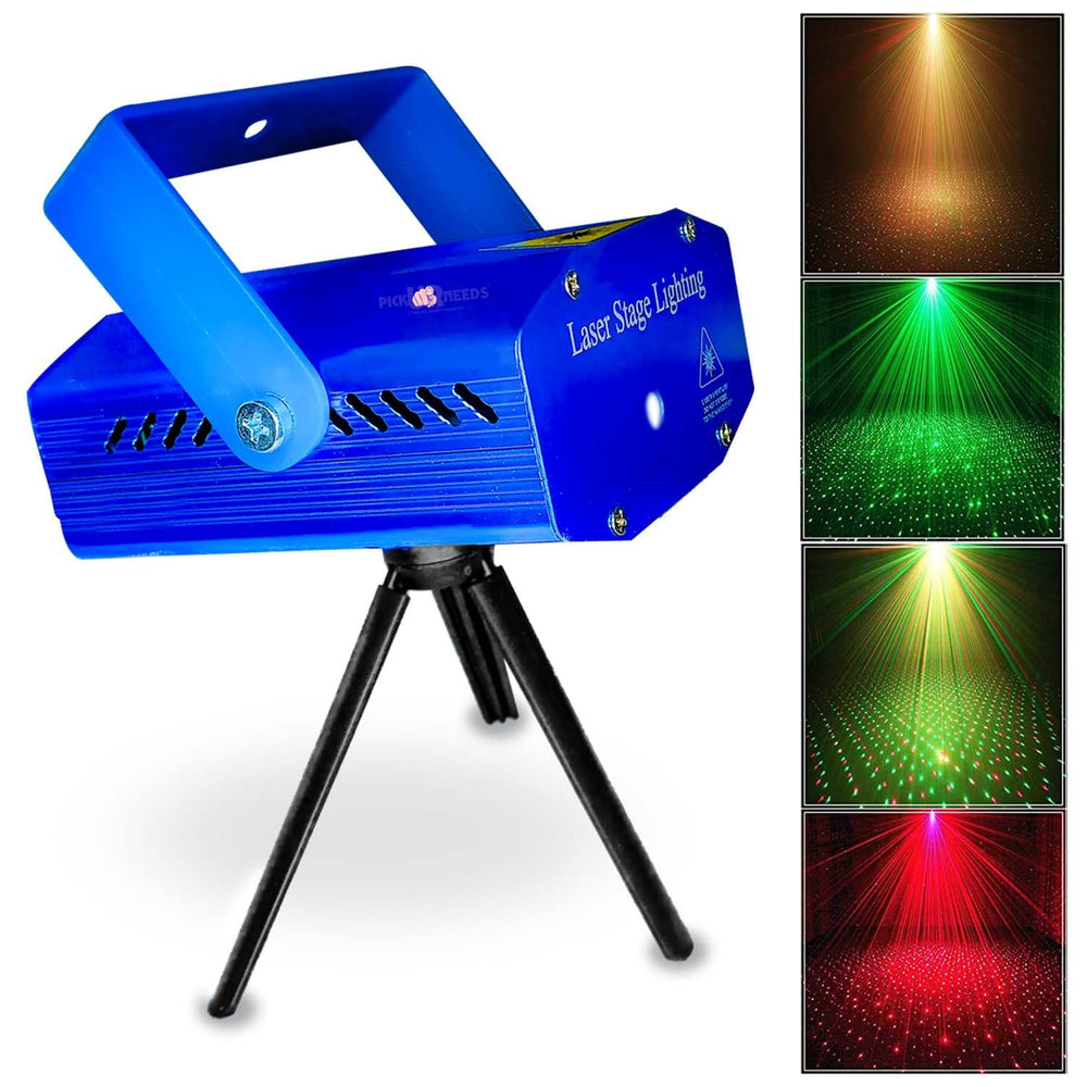 
                      
                        Mini Laser Projector Lights for Parties & DJ Stage Sound-Activated - Blue
                      
                    