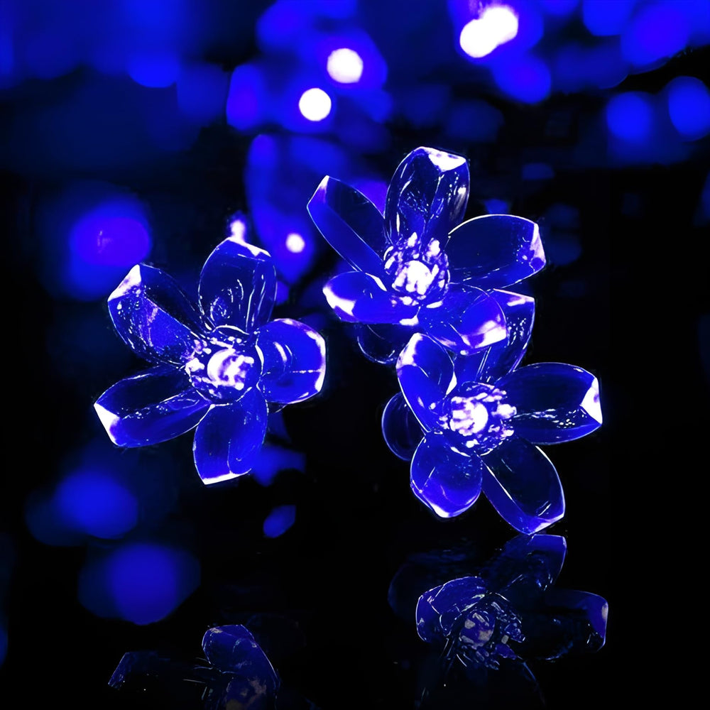 
                      
                        Blue Silicon Flower String Lights – Decorative Fairy Lights for Home, Garden & Parties
                      
                    