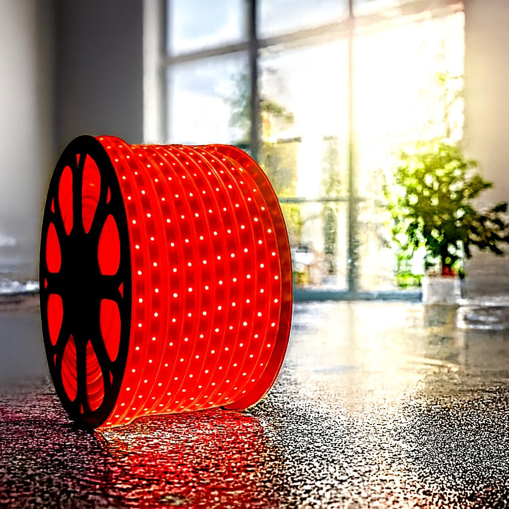 Premium Waterproof LED Strip Rope Lights for Home Décor 5M UPTO 90M - RED