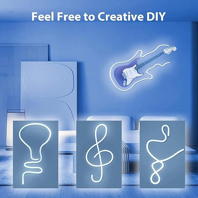 
                      
                        5 METER Neon Lights & 12V Adapter Silicone Flexible LED Strip Lights - Blue
                      
                    