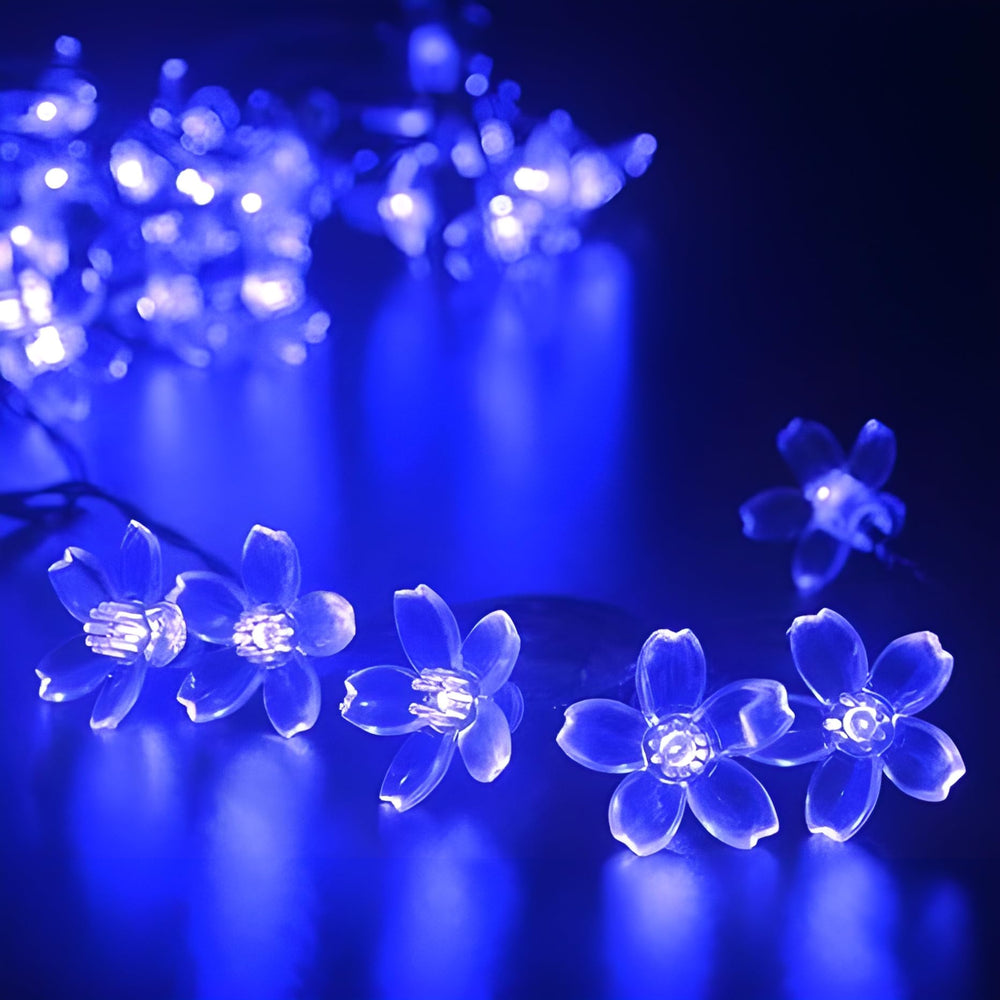 
                      
                        Blue Silicon Flower String Lights – Decorative Fairy Lights for Home, Garden & Parties
                      
                    