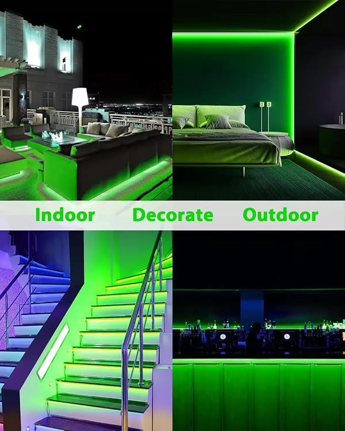 
                      
                        5 METER Neon Lights & 12V Adapter Silicone Flexible LED Strip Lights - Green
                      
                    